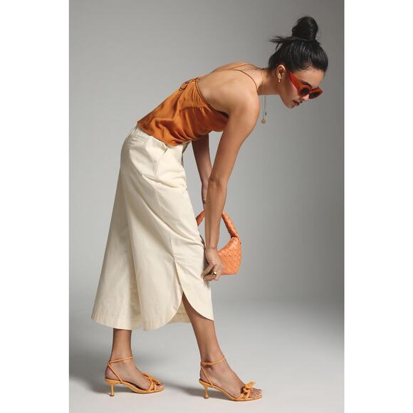 Anthropologie Mare Mare Curved-Hem Chino Pants - New XL - Picture 6 of 9